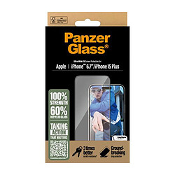 Acheter PanzerGlass Panzer Glass Protection d'Écran pour iPhone 16 Plus verre trempé UWF Noir transparent