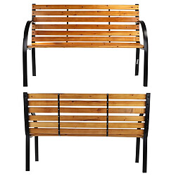 Avis HI Banc de parc Marron 122x60x81 cm