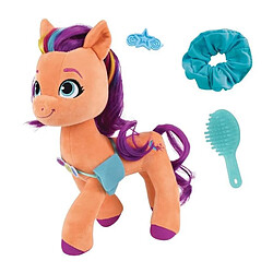 Jemini my little pony peluche sunny articulee +/- 30 cm avec 3 accessoires pas cher