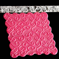 Avis acrylique rouleau à pâtisserie glaçage fondant gâteau décoration outils vigne