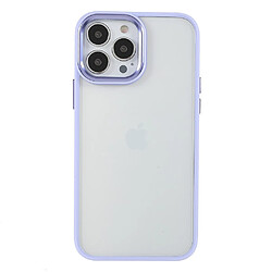 Coque en TPU + acrylique Anti-rayures, avec protection de l'objectif de l'appareil photo violet pour votre iPhone 13 Pro 6.1 pouces