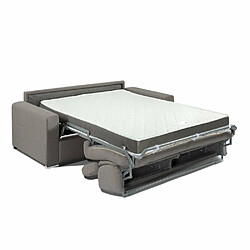 Acheter Inside 75 Canapé convertible EXPRESS SIDNEY sommier lattes 160cm matelas 16cm tissu gris clair