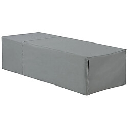 Beliani Bâche de protection CHUVA 205x75x50 cm Gris