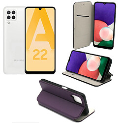 Xeptio Samsung Galaxy A22 4G Etui Housse protection violet