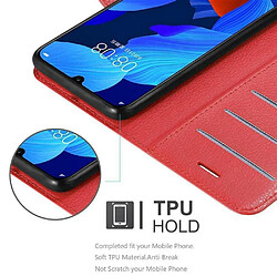 Cadorabo Coque Huawei NOVA 5 / 5 PRO Etui en Rouge pas cher