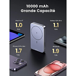 Acheter SANAG Nexode Batterie Externe Magnétique Sans Fil 10000Mah 20W Power Bank Induction Usb C Usb A Charge Rapide Pd Qc 3.0 Compatible Avec Iphone 15 14 Plus Pro Iphone 13 12 Coque Magsafe