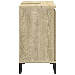 Acheter vidaXL Meuble d'évier chêne sonoma 58x33x60 cm bois d'ingénierie