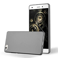 Cadorabo Coque Huawei P8 LITE 2015 Etui en Gris