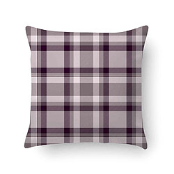 Alter Coussin avec impression numérique, 100% Made in Italy, Coussin de canapé décoratif, amovible et lavable, modèle Tartan - Lidia, 40x40x5 cm