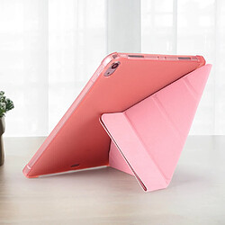 Avis Wewoo Housse Étui Coque de protection TPU antichoc multi-rabattable pour iPad Pro 11 pouces 2018avec support et fente stylet or rose