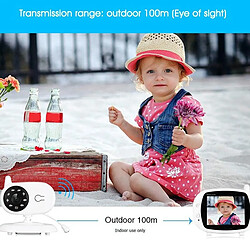 Acheter Babyphone Camera Sans Fil 3.5 Pouces Vision Nocturne Audio Bidirectionnel YONIS