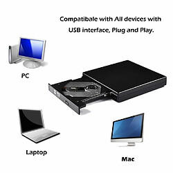 Avis Graveur DVD Externe, iAmotus DVD/CD Lecteur Portable USB 2.0 CD DVD +/-RW ROM Pl