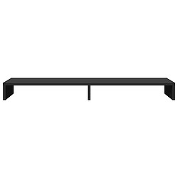 Avis vidaXL Support de moniteur noir 100x27x10 cm bois d'ingénierie