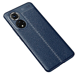 Coque en TPU anti-rayures, texture litchi bleu pour votre Huawei nova 9 Pro