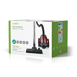 Avis NC Aspirateur Design Sans sac 700 W Capacité de poussière: 1.5 l Combi Brosse Rayon d'action: 7 m Filtre à air HEPA Rouge/Anthracite