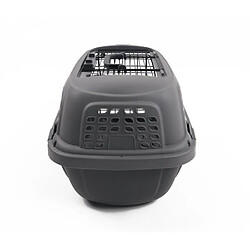 M PETS Caisse de transport pour chat M.PETS ECO GIRO - Cage en plastique - Taille S - Gris