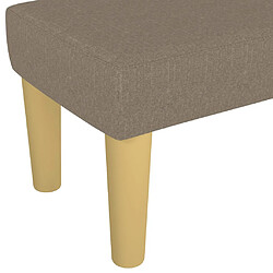 Acheter vidaXL Banc Taupe 100x30x30 cm Tissu