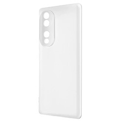 Avizar Coque pour Honor 70 Silicone Gel Flexible Fine et Légère Blanc Givré