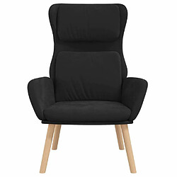 Avis Maison Chic Chaise de relaxation | Fauteuil relax Noir Velours -GKD61780