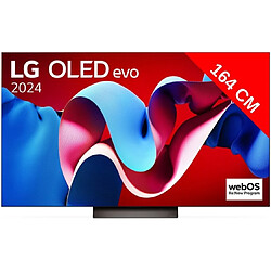 LG TV OLED 4K 164 cm OLED65C4 evo AI Smart