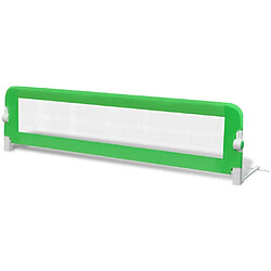 vidaXL Barrière de lit pour enfants 150x42 cm Vert