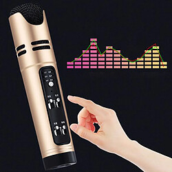 Microphone Sans Fil Avec Puce Numérique DSP Mini Micro Portable Chantant Or