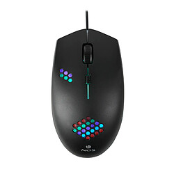 NGS GMX-120 souris filaire gaming aux LED 7 couleurs - 800/ 1200 DPI. ambidextre- cordon de 1.3- deux boutons et roulette