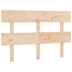 vidaXL Tête de lit 184x3x81 cm Bois massif de pin