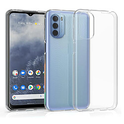 Htdmobiles Coque pour Nokia G60 5G - housse etui silicone gel fine + verre trempe - TRANSPARENT TPU