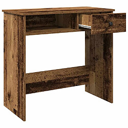 Acheter vidaXL Bureau style vieux bois 80x40x75 cm bois d'ingénierie