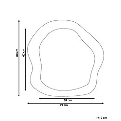 Avis Beliani Miroir BLISMES 80 cm Marron