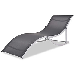 Maison Chic Bain de soleil,Lot de 2 Chaises longues pliantes Aluminium et Textilène -GKD51268