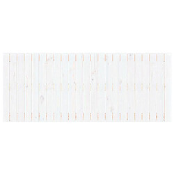 Acheter Maison Chic Tête de lit scandinave pour lit adulte,Meuble de chambre murale Blanc 147x3x60 cm Bois massif de pin -MN93514