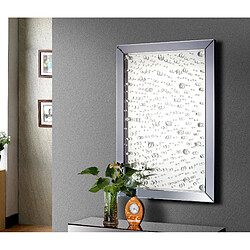 Avis Vivenla Miroir argenté design en bois mdf L. 80 x P. 5,8 x H. 120 cm Collection Brunsveld