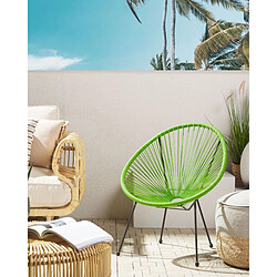 Beliani Chaise de jardin ACAPULCO II Vert