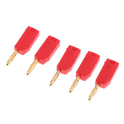 Acheter 5Pieces 2mm Banana Plug pour Sondes de Test Instrument Meter Connector red