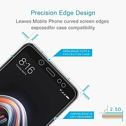 Avis Wewoo Film de verre trempé de bord courbé de dureté 2.5D de dureté superficielle 9H de 0.26mm pour Xiaomi Redmi Note 5 Pro