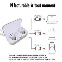 Avis Nw 1776 avec compartiment de chargement 5.0 oreilles, mini oreillette Bluetooth sans fil