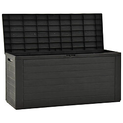 Acheter vidaXL Boîte de rangement de jardin Anthracite 116x44x55 cm