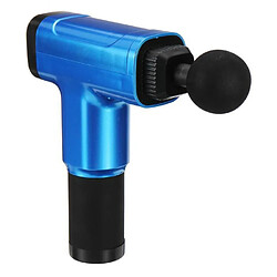 Acheter Pistolet De Massage À Percussion Thérapie Engrenages Muscle Relax Masseur Tissu Profond 6 Tête BLEU