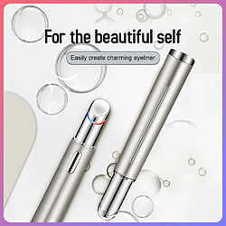 Avis Universal Masseur électrique pour les yeux Vibration anti-vieillissement Soin de la peau Stylo Masseur Lumière LED Thérapie Visage Bâton Enlèvement Poches pour les yeux | Appareil de beauté pour la maison (argent)