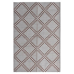 vidaXL Tapis d'extérieur Marron 140x200 cm PP