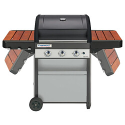 Barbecue à gaz sur pieds 3 feux 9.6kw gris - CLASS-3WLD - CAMPINGAZ