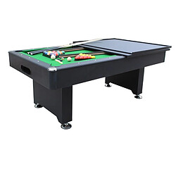 Acheter Play4Fun Billard Américain convertible Table dinatoire - 213 x 121 x 80 cm - Retour de boules automatique et Accessoires inclus