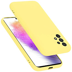 Cadorabo Coque Samsung Galaxy A73 5G Etui en Jaune