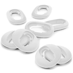 OKULI 8 x Écouteurs en Silicone Embouts d'oreilles pour Samsung Galaxy Buds Live Casque Écouteurs en Blanc