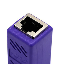 Acheter Adaptateur De Connecteur LAN Ethernet RJ45 Femelle à Femelle Violet