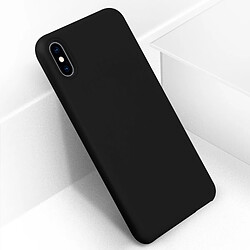 Avizar Coque iPhone XS Max Silicone Semi-rigide Mat Finition Soft Touch noir