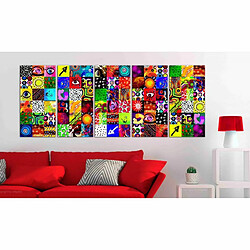 Paris Prix Tableau Imprimé Colourful Abstraction 80 x 200 cm