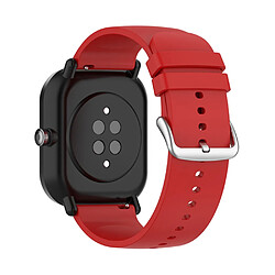 Bracelet en silicone 20mm pour Samsung Galaxy Watch3 41mm - Rouge